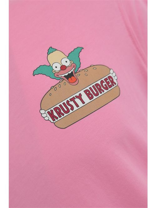T-shirt con stampa Simpson Krusty Burger Mc2 Saint Barth | TSHIRT MAN02621H KRUSTY BURGER 23